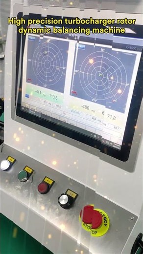 Dynamic balance of turbocharger rotor shaft - Zero Dynamic.