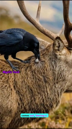 Raven Pulls Giant Blood-Sucking Ticks Off a Reindeer! | Satisfying Wildlife Rescue
