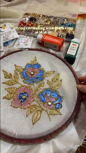 Simple fabric painting ideas #fabricpainting #diy #aerocolors