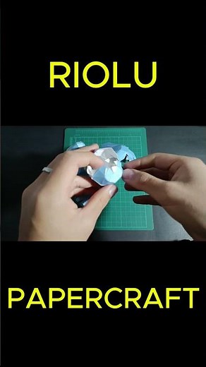 Cómo hacer a Riolu en Papercraft | Tutorial Paso a Paso #pokemon #3dprinterupgrade #3dprinting #art