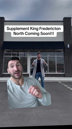 Final able to announce we are opening our 2nd Supplement King location in Fredericton! Grand opening details coming soon! @Supplement King Fredericton 💪