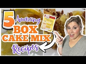 5 MIND-BLOWING BOXED CAKE MIX HACKS You MUST TRY! | HOW To TRANSFORM Boxed Cake Mix the EASY Way