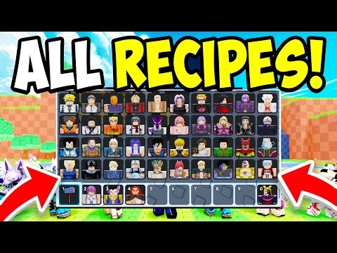 HOW TO CRAFT ALL RECIPES IN CRAFT ANIME! (FULL GUIDE) Roblox