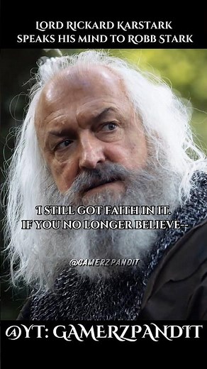 Lord Rickard Karstark speaks his mind to Robb Stark🔥⚔️| #gameofthrones