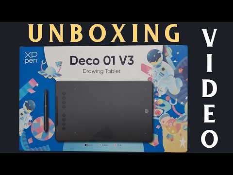 XP-Pen Deco 01 V3 Drawing Tablet Unboxing | XPpen | Drawing Tablet | Artist Tools