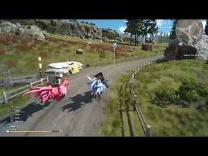 FINAL FANTASY XV - Chocobo Race Vs Iris l Final Chocobo Race