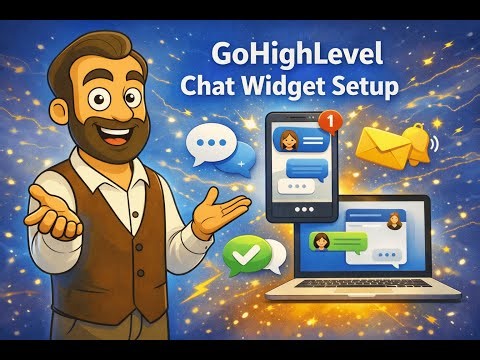 GoHighLevel Chat Widget Setup Types, Installation & Automation Tutorial