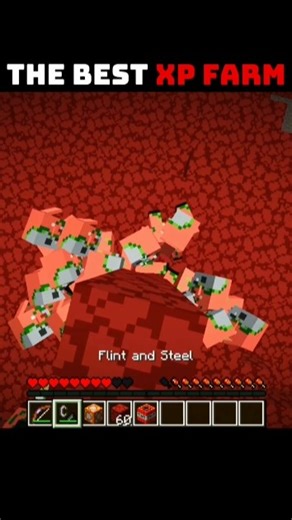 Best XP FARM for Java & Bedrock Edition #minecraft