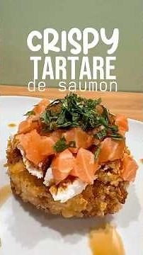 Crispy tartare de saumon