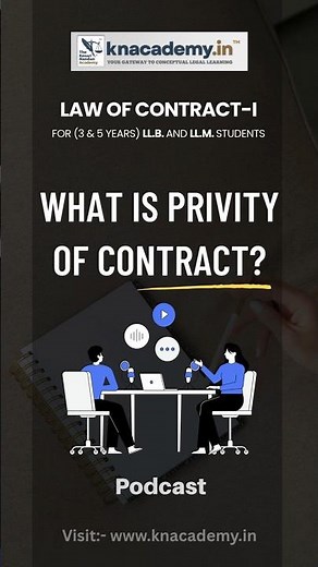 Privity of Contract⚖️⚖️