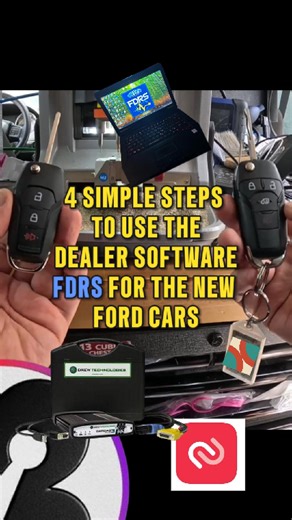 How to Program Ford Keys in 4 Steps Using FDRS | The Locksmith Club Watch our Youtube for full Video : https://www.youtube.com/@Thelocksmithclub In this video, I break down the 4 essential steps to start programming Ford car keys using the FDRS (Ford Diagnostic & Repair System). If you’re looking to get into Ford key programming as a locksmith, this is the setup you need! Here are the 4 steps: 1. Buy a laptop (I recommend a Panasonic Toughbook for reliability) You can buy used one in eBay. Mine