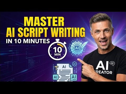 How I Write YouTube Scripts in Minutes Using AI (Step-by-Step Guide)