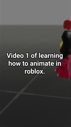 day 1 of learning how to animate in roblox. #animation #learning #new #roblox #robloxanimation