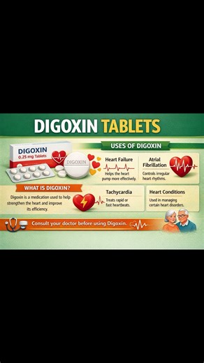 Digoxin Tablet Uses & Side Effects | डिगॉक्सिन की पूरी जानकारी