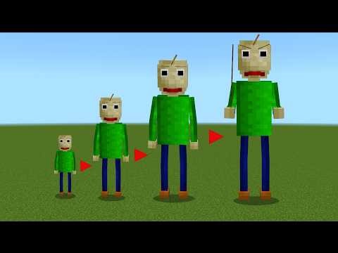 Baldi Basics Evolve in Minecraft PE