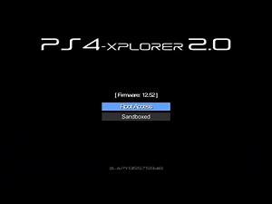 PS4 12.50/12.52 Jailbreak - Explorer 2.0 & Easy PKG Extractor