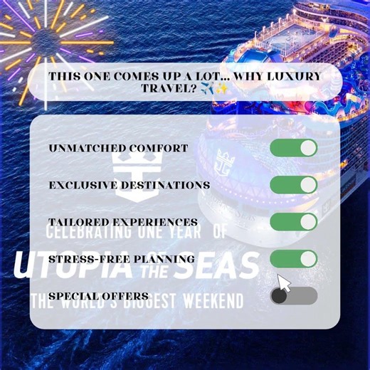 This one comes up a lot… Why luxury travel? ✈️✨