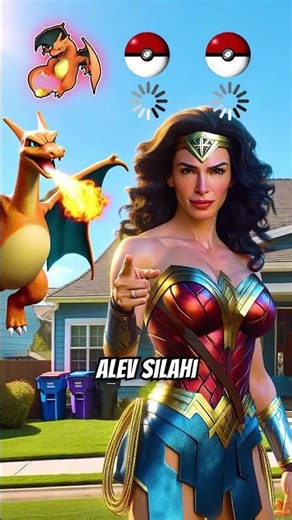 Poké Topunu sakla yoksa Wonder Woman bulur! 🔥 Spider Man kazanacak mı #shorts