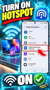 How to Turn On Mobile Hotspot on Android | Enable Personal Hotspot
