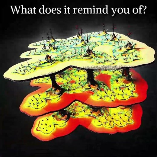 What does this shape-shifting alien fractal remind you of? 🤔👽 #shorts #fractal #simulation