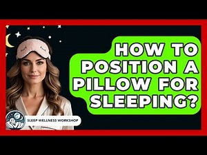 How To Position A Pillow For Sleeping? - Sleep Wellness Workshop