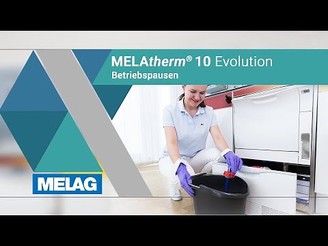Thermodesinfektor: Betriebspausen in der Praxis | MELAtherm 10 Evolution Tutorial