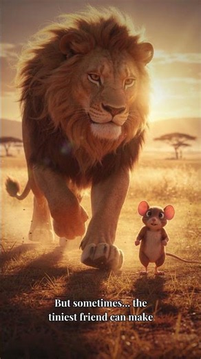 🦁🐭 The Lion and the Mouse | Teaser 🌙✨