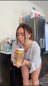 BIRTHDAY CAKE ICED COFFEE😍💥 | Abby Berner