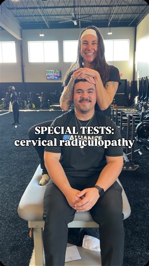 @splintqueen_bean on Instagram: "⭐️ Special tests can assist in making the correct diagnosis. Here are 3 that I use the most ⬇️ 1. Compression with the cervical spine in neutral 2. Jackson's Compression Test: applied compression with the neck extended and laterally bent 3. Spurling's Test: extending, side-bending, and rotating the neck towards the affected side while adding axial compression 4. Distraction (decompression): upward pulling (traction) on a patient's head to relieve pressure on comp