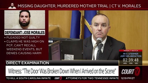 Det. Kevin Duggan, Connecticut State Trooper, testifies about his findings after responding to the crime scene where Christine Holloway’s body was found. #CourtTV What do YOU think? ⚖️ https://trib.al/R70k3bI | COURT TV