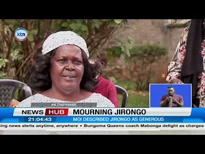 KANU party leader Gideon Moi visits Jirongo's family home in Gigiri