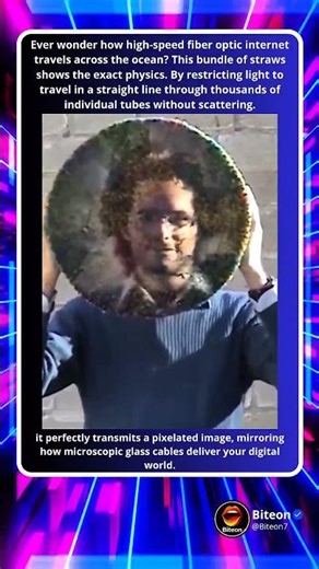 This Simple Straw Trick Explains Global Wi-Fi 🌍 #shorts