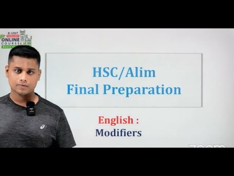 Modifier । HSC Final Preparation। A Complete Approach