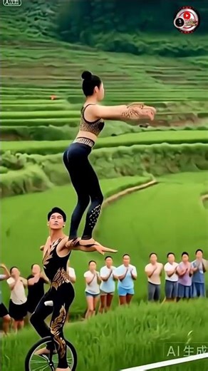 😱 Unbelievable Balance Act on a Unicycle 🔥 Circus Stand // #Unicycle #BalanceSkills #Acrobatics