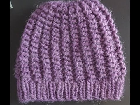 * MUETZE STRICKEN EINFACH UND SCHNELL*