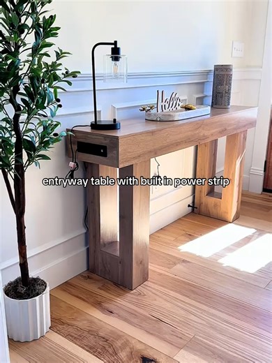 Your console table should do more than just hold decor. This one charges your entire living room. 🔌 63” Rustic Charging Console Table Perfect behind sofas, entryways, and hallways. Shop now before it sells out. 🛒 Link in bio #HomeFinds #AmazonFinds #TikTokMadeMeBuyIt #HomeUpgrade #InteriorDesign #RusticDecor