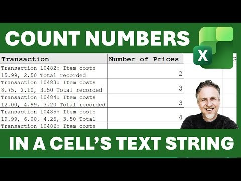 How to Count Numbers in a Cell in Excel | Count Numbers Within a Text String