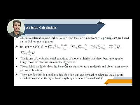 Ab initio Calculations and Modelling in Computational Chemistry