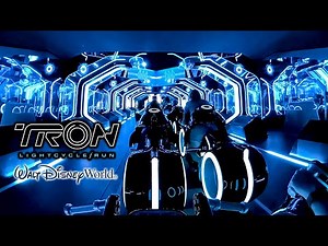 TRON Lightcycle Run Roller Coaster On Ride 4K POV with Queue Walt Disney World 2023 03 23