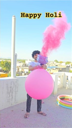 Making Holi Gulal Smoke #shorts #nsexperiment