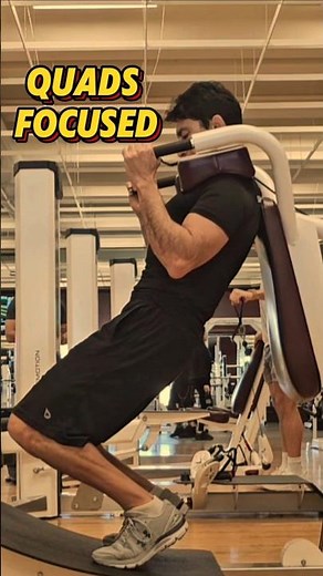 Glutes or Quads? How to Use the V Squat Machine #legday #shorts