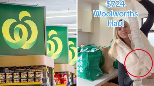 Woolworths shopper under fire over $724 grocery haul