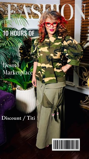 LeTitia "Titia" Owens on Instagram: "LET'S SHOP! 👗✨ All eyes are on Brand Ambassador @titiaowens, rocking a bold new look that captures attention and breaks boundaries! 💃🏾🔥 She’s serving fierce fashion in a statement camo top paired with a one-of-a-kind custom skirt — featuring attached sleeves for that next-level flair. This exclusive design proves once again that style is all about standing out and owning your individuality! 💅🏽 The spotlight’s shining on 10 Hours of Fashion Boutique, now