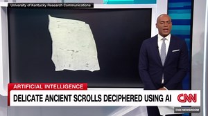 Delicate ancient scrolls deciphered using artificial intelligence