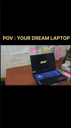 Acer Aspire 7 A715-79G (i5 210H + RTX 4050) #laptop #dream #gaming #firstlaptop #music