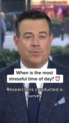 When is the most stressful time of day? ⏰