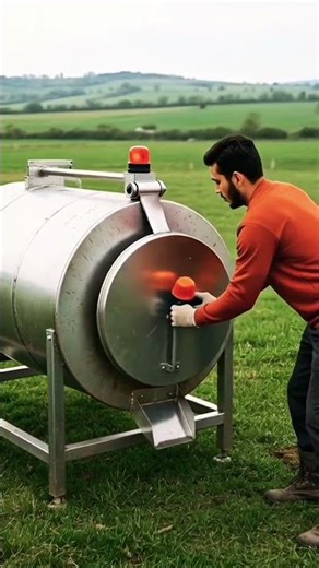 Process mashine, goat process #farmprocessing