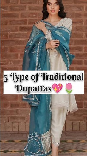 Different Types of Traditional Dupattas🌷 | A Guide to Indian Fashion #dupatta #trendingshorts #viral