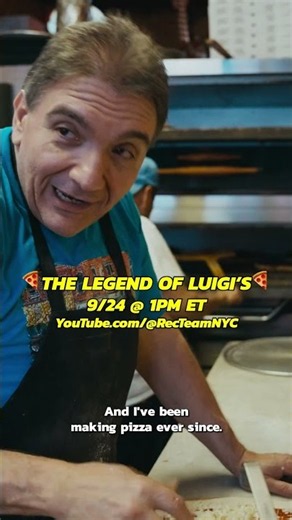 The LEGEND of Luigi's Pizza premieres 9/24!! 🍕👑 #food #pizza #pizzalover