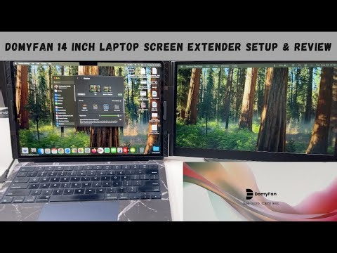 DoMyFan 14 Inch Laptop Screen Extender Setup & Review